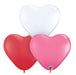 Qualatex Balloons | (5332)  6" LOVE Heart Assortment - 100ct