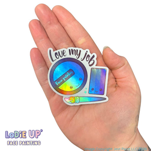 Lodie Up Holographic Sticker | Love My Job