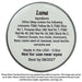 Amerikan Body Art | Fine Glitter Creme - New Formula - ( Silver Mix ) LUNA - .05oz