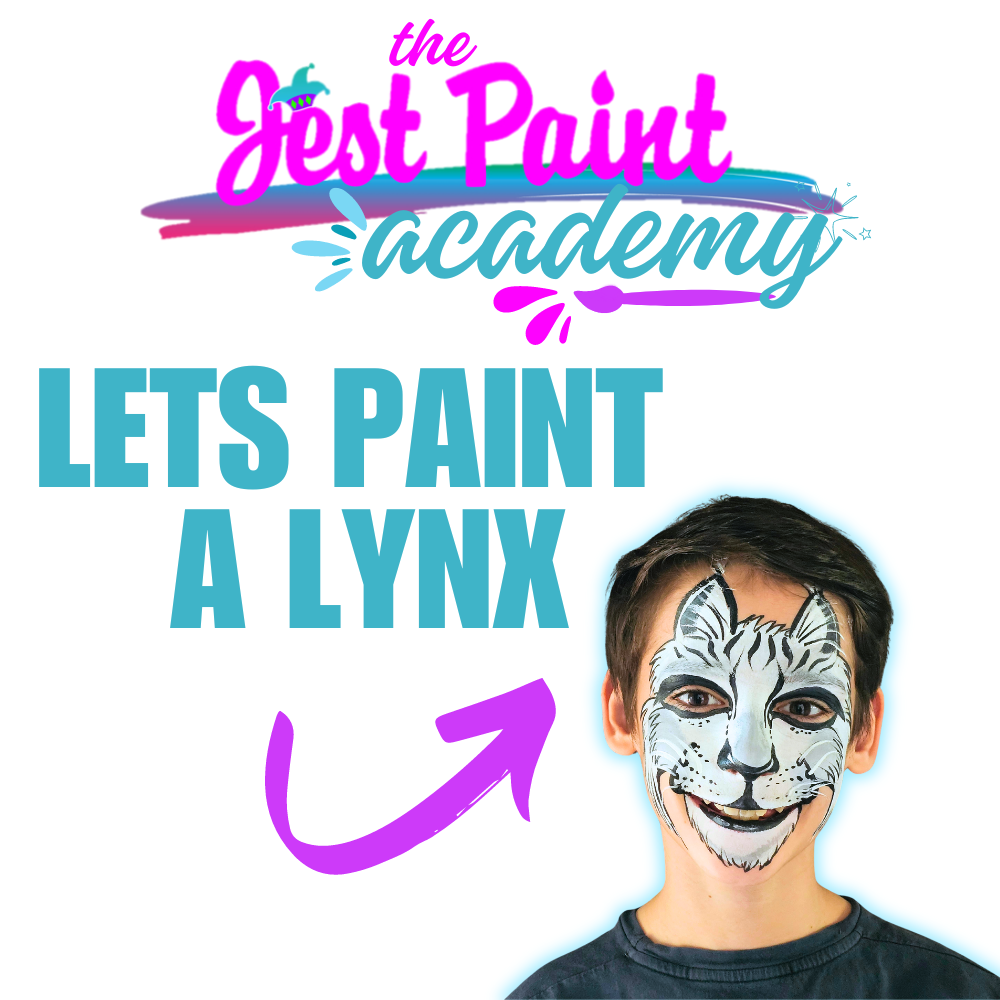 Face Painting Class Intermediate Level Lynx (26 minutes long) — Jest Paint Face Paint Store