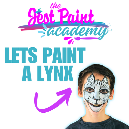 Face Painting Class - Intermediate Level | Lynx (26 minutes long)