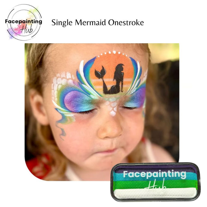 Facepainting Hub |  OneStroke Palette Single Refill - MERMAID - 14gr