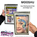 Stencil Eyes / Profiles - Face Painting Stencil -  MOOSHU DRAGON - One Size Fits Most