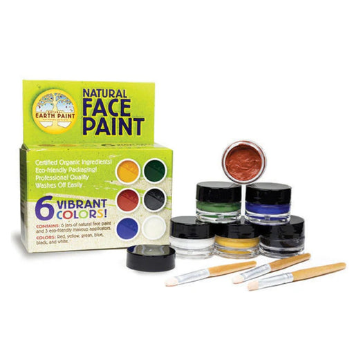 Natural Earth Paint | Natural Face Paint - 6 Color Kit
