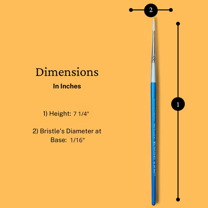 BOLT | Face Painting Brush by Jest Paint - Diamond Collection FIRM Round  #3