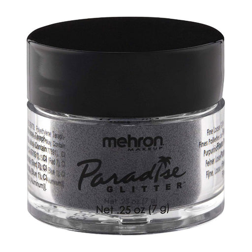 Face Paint Glitter Jar - Paradise  By Mehron - Opaque Black - 7gr
