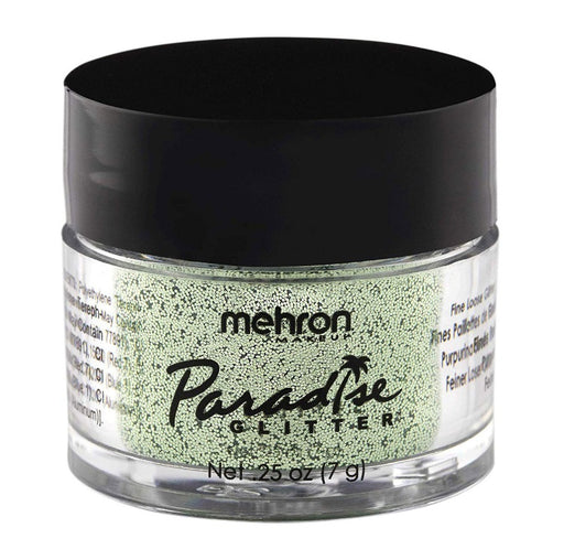Face Paint Glitter Jar - Paradise  By Mehron - Opaque Pastel Green - 7gr