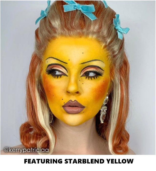 StarBlend Powder Face Paint By Mehron - Yellow 56gr