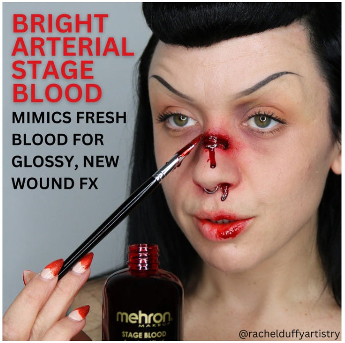 Mehron | Stage Blood - Bright Arterial - 4.5oz