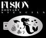 Fusion Body Art | Face Painting Stencil - Mermaid Underwater Adventure FS36