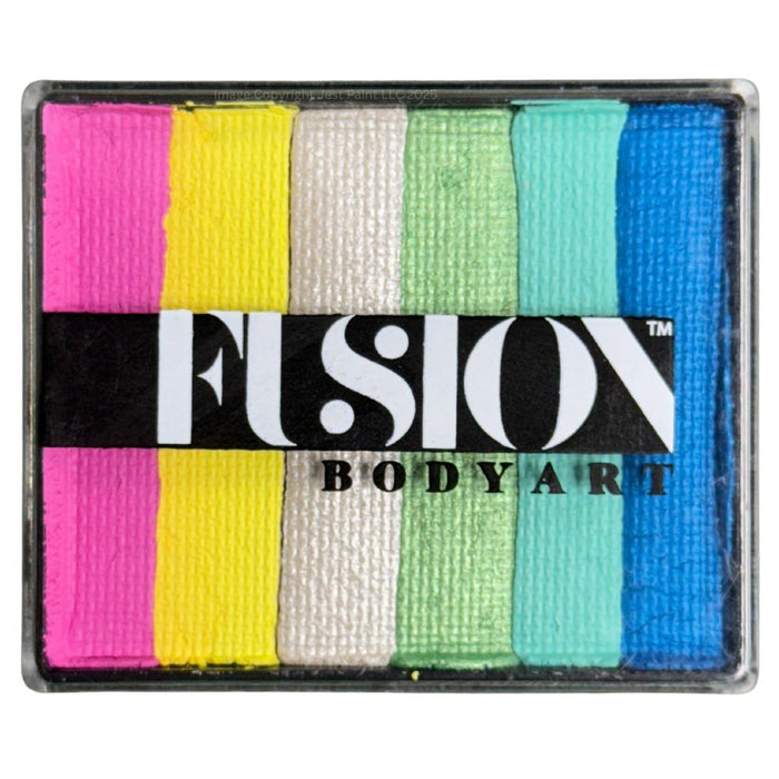 Fusion Body Art Face Paint - Rainbow Cake | NEW Mermaid Tale 50gr by Jest Paint