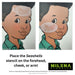 MILENA STENCILS | Face Painting Stencil -  (Seashells)  P12