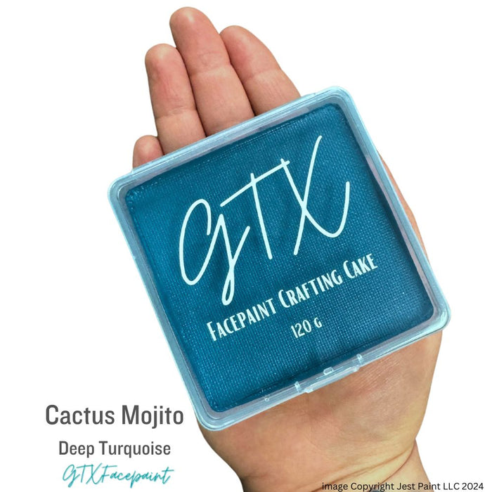GTX Face Paint | Crafting Cake - Regular Cactus Mojito (Deep Turquoise) 120gr