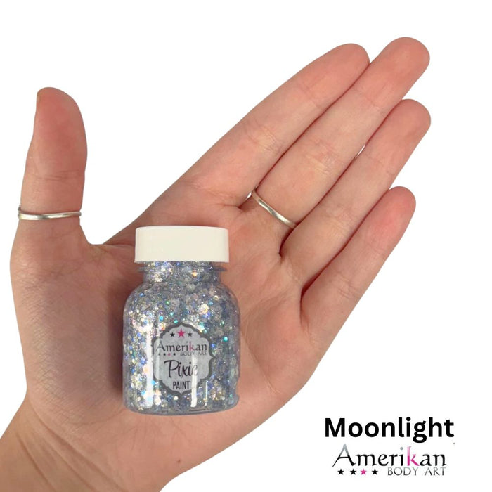Pixie Paint Face Paint Glitter Gel - Moonlight -  Small 1oz