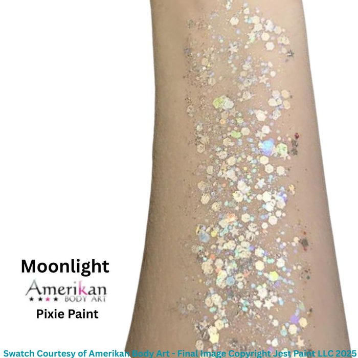 Pixie Paint Face Paint Glitter Gel - Moonlight -  Small 1oz