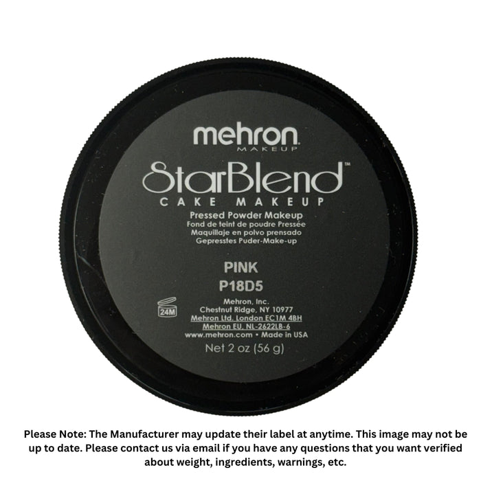 StarBlend Powder Face Paint By Mehron  - Pink 31gr