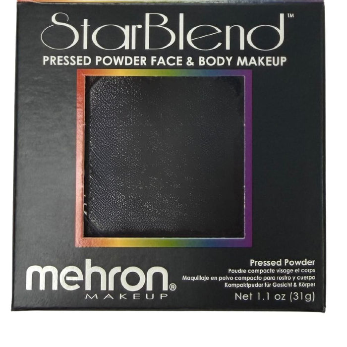 StarBlend Powder Face Paint By Mehron - Black 31gr