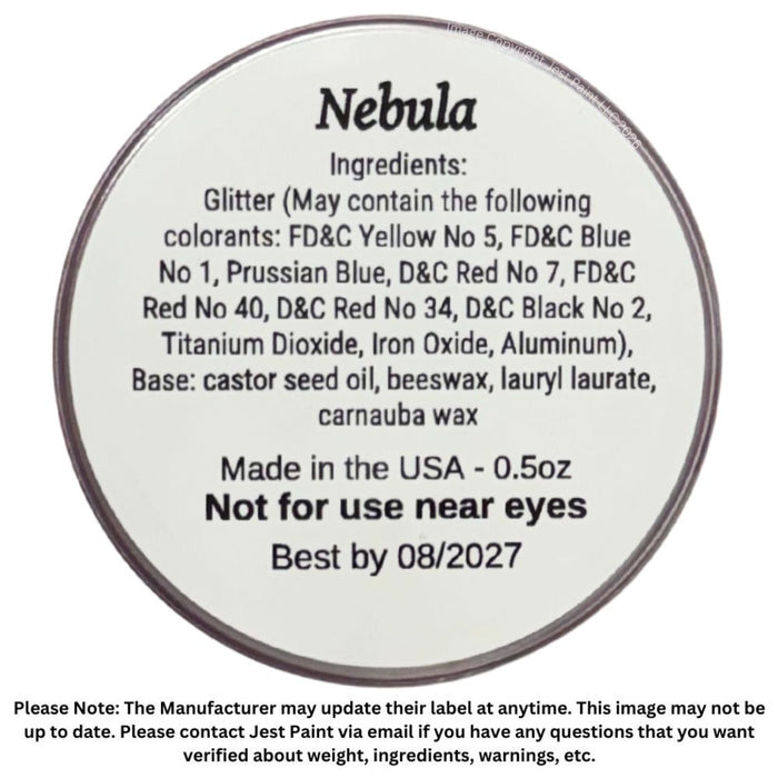 Amerikan Body Art | Fine Glitter Cremes - ( Pink Mix ) NEBULA  - .05oz