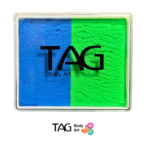 TAG Paint Split -EXCL  Neon Green and Neon Blue 50gr -  #18 (SFX - Non Cosmetic)
