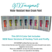 GTX Paint | Silicone Based Water Resistant CREAM KIT - Neon Colors (9 x 25ml Easy Squeezy Tubes) (SFX Non-Cosmetic)