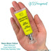 GTX Face Paint | Silicone Based Water Resistant Cream - Neon Moon Yellow 25ml Easy Squeezy Tube (SFX - Non Cosmetic)