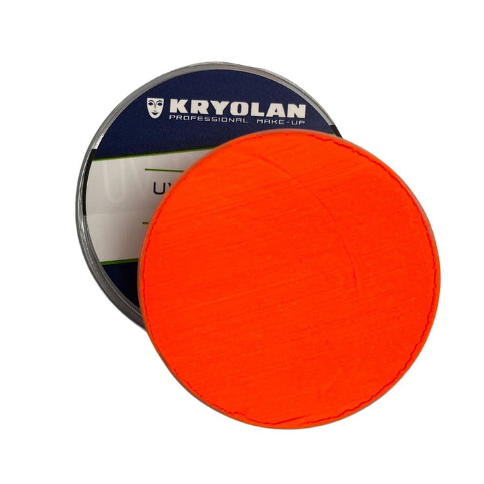 Kryolan Aquacolor | Original Neon UV ORANGE - SMALL 8ml (SFX - Non Cosmetic)