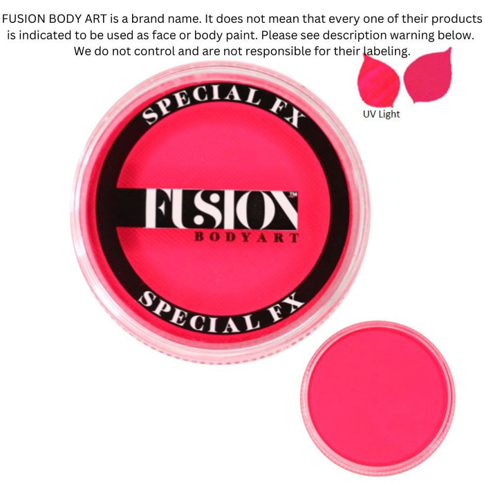 Fusion Body Art & FX - UV Neon Pink 32gr  (SFX - Non Cosmetic)