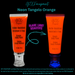 GTX Face Paint | Silicone Based Water Resistant Cream - Neon Tangelo Orange 25ml Easy Squeezy Tube(SFX - Non Cosmetic)