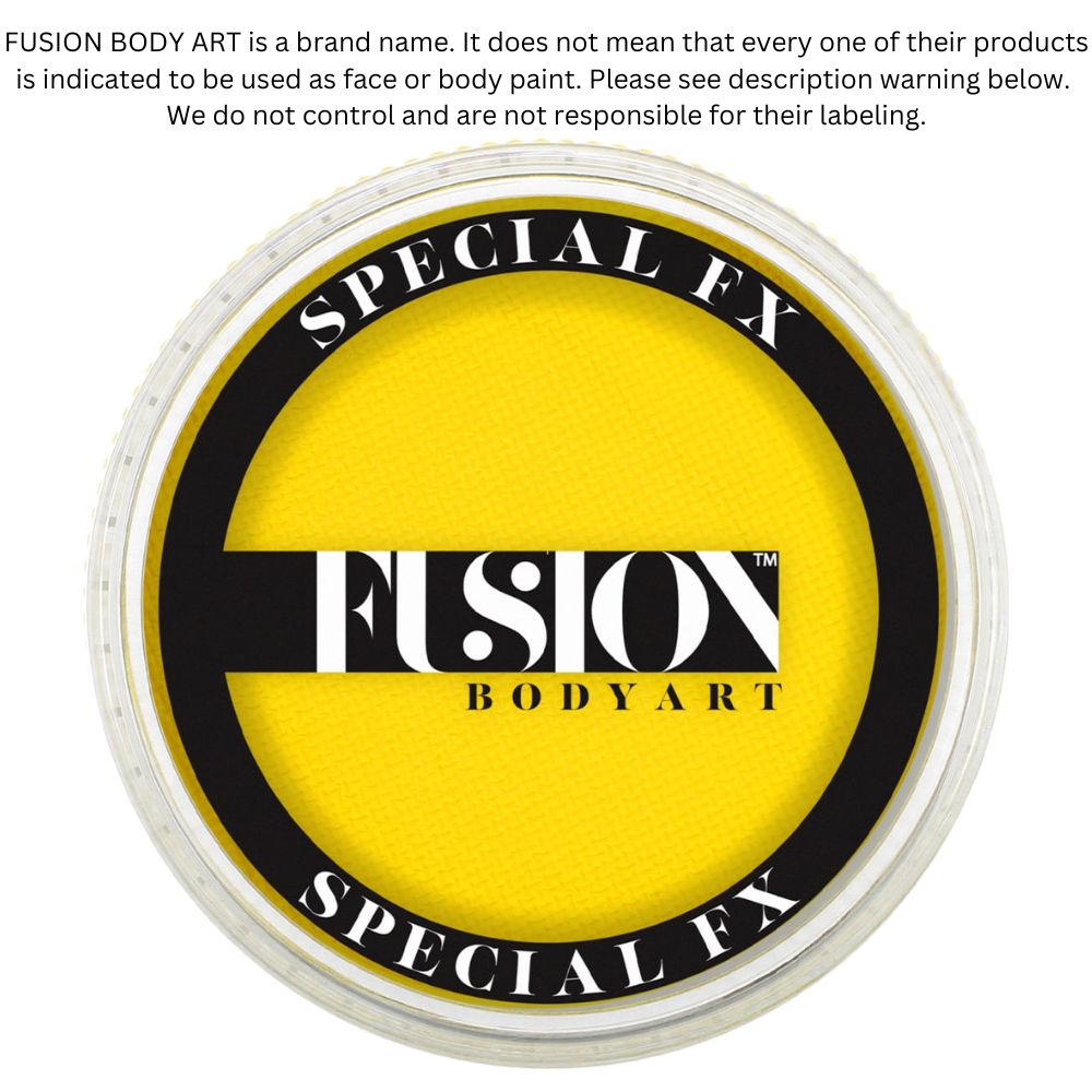Tienda Fusion Body Art & FX - Amarillo neón UV 32gr (SFX - No cosmético ...