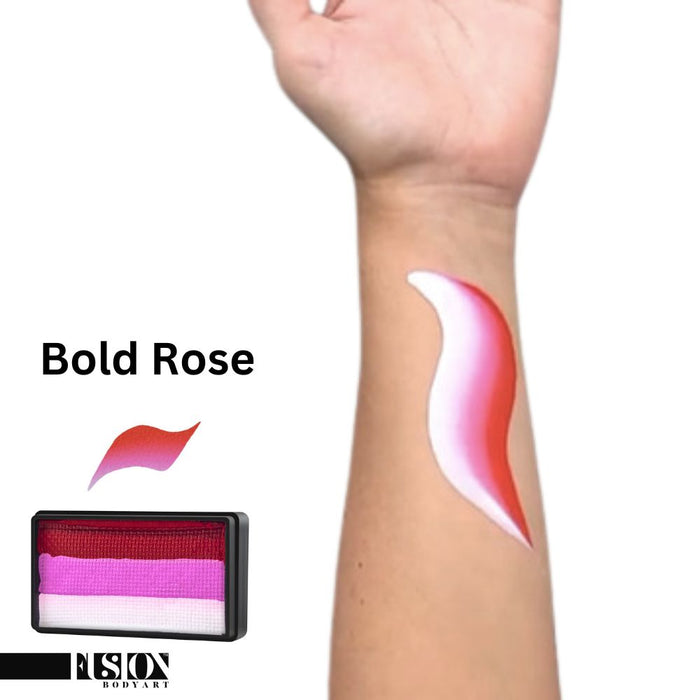 Fusion Body Art Face Paint - Split Cake | Bold Rose 30gr