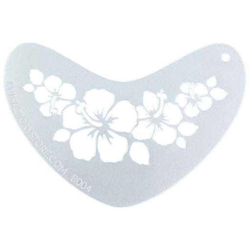 Art Factory - Boomerang Face Painting Stencil - Hibiscus Crown (B004)