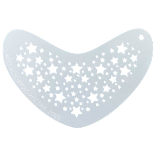 Art Factory | Boomerang Face Painting Stencil - Star Twinkle (B005)