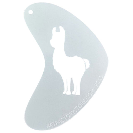 Art Factory - Boomerang Face Painting Stencil - Llama (B011)