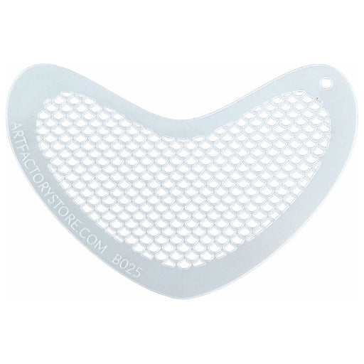 Art Factory | Boomerang Face Painting Stencil - Small Scales (B025)