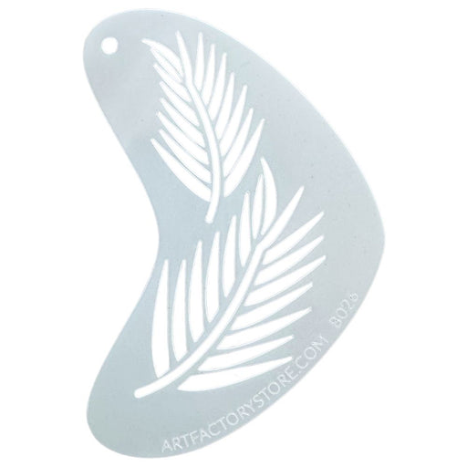 Art Factory - Boomerang Face Painting Stencil - Fern (B026)