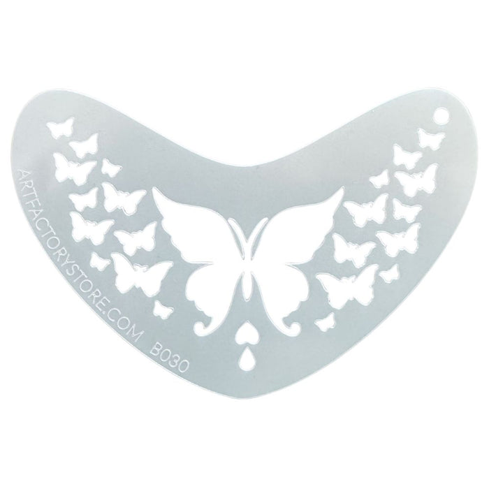 Art Factory | Boomerang Face Painting Stencil - Butterfly (B030)