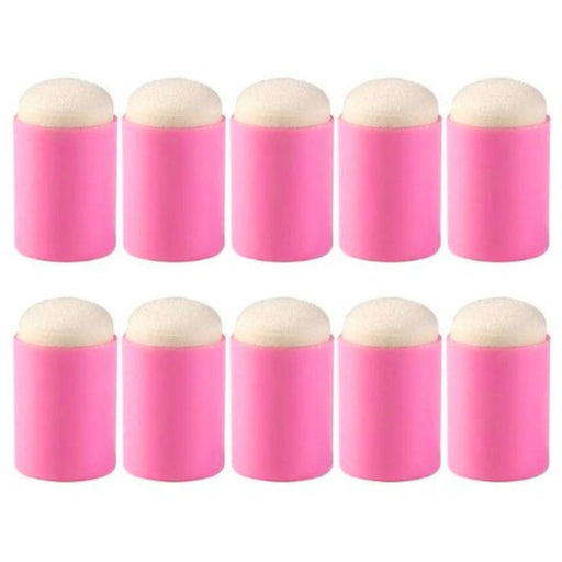 Finger Dauber Face Painting Sponge  - 10 Units - PINK