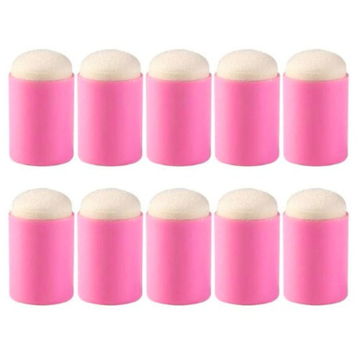 Finger Dauber Face Painting Sponge  - 10 Units - PINK