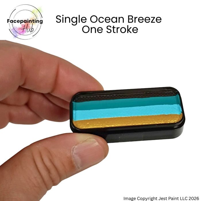 Facepainting Hub |  OneStroke Palette Single Refill - OCEAN BREEZE - 14gr