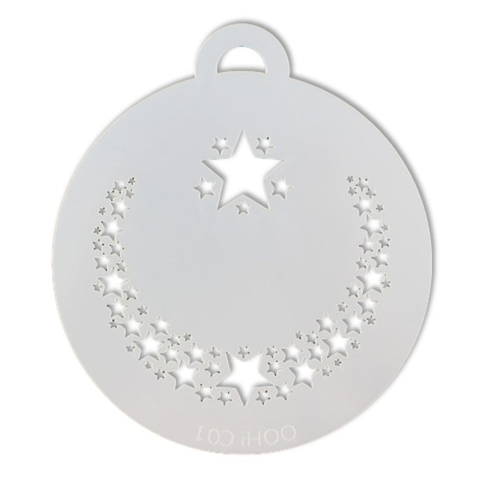Ooh! Face Painting Stencil | Star Flips (C01)