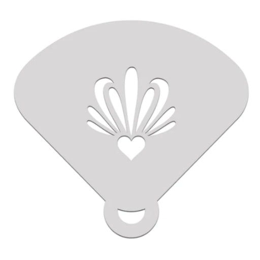 Ooh! Face Painting Stencil | LodieUp HEART Brush Strokes (SB04)