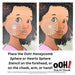 Ooh! Face Painting Stencil | Hearts Sphere (S03)