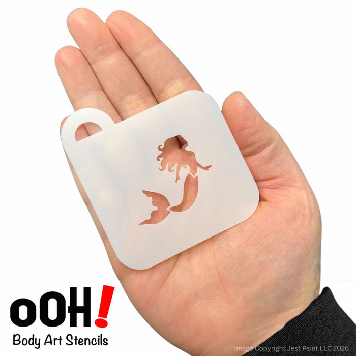 Ooh! Face Painting Stencil | Mermaid Petite (P09)