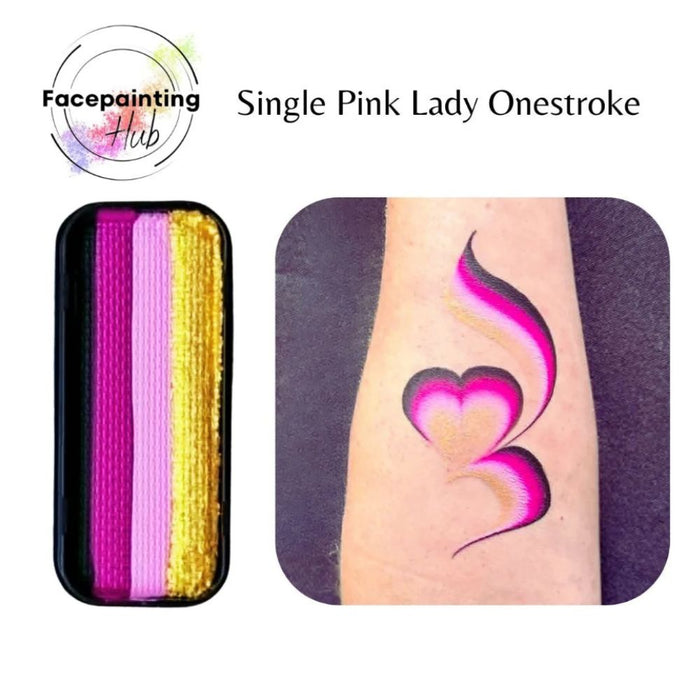 Facepainting Hub |  OneStroke Palette Single Refill - PINK LADY - 14gr