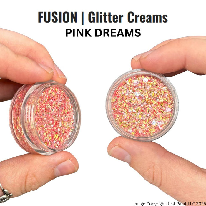 Fusion Body Art | Glitter Creams - PINK DREAMS 10mL