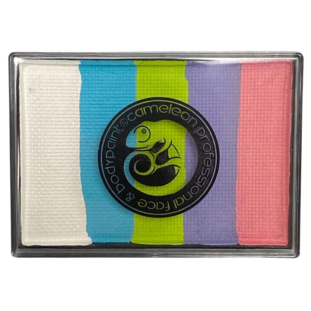 Cameleon Face Paint ColorBlock / Rainbow Cake - Ace by Paty De Leon ...