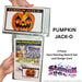 Stencil Eyes - Face Painting Stencil Set - Pumpkin Jack- O - Lantern - One Size Fits Most