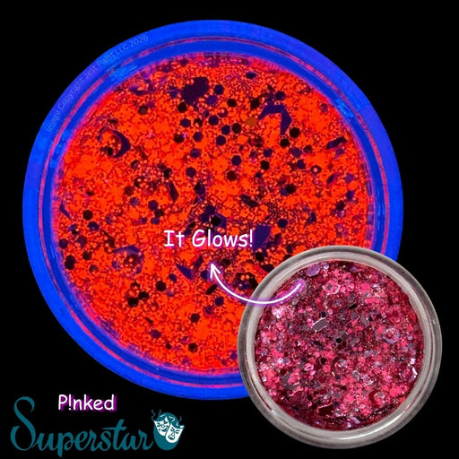 Superstar | Chunky Glitter Cream - Pinked (10gr Jar)