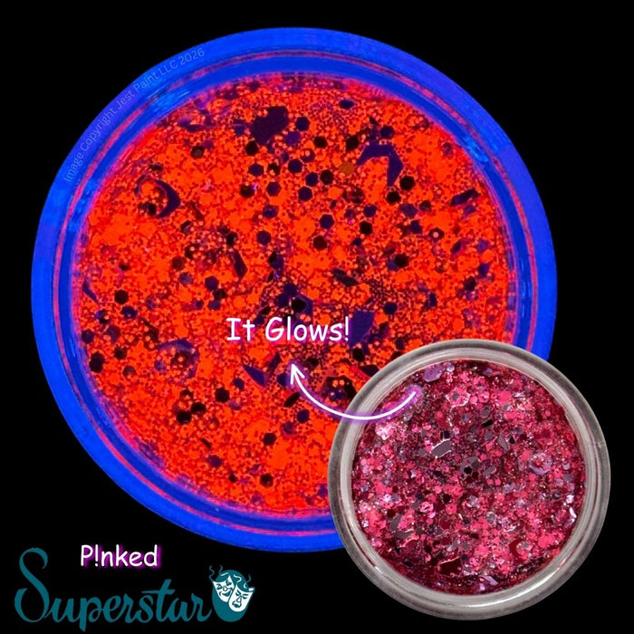 Superstar | Chunky Glitter Cream - Pinked (10gr Jar)