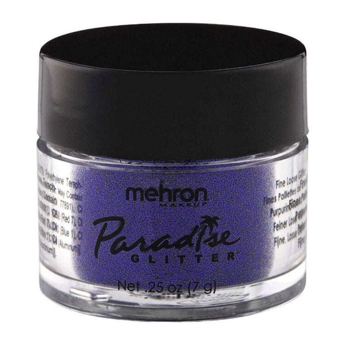 Face Paint Glitter Jar - Paradise By Mehron - Opaque (Mardi Gras) Purple - 7gr